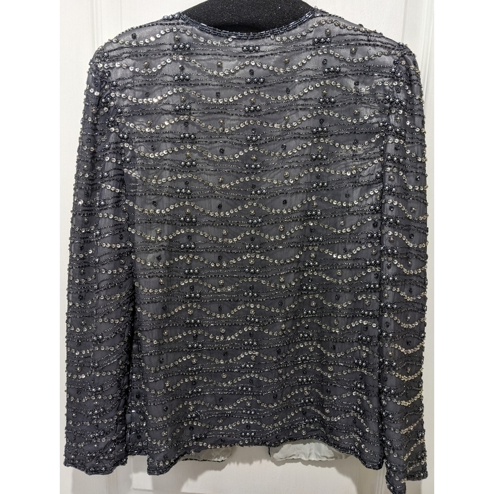 Cassandra Stone | Silk Beaded Jacket - Picture 3 of 9